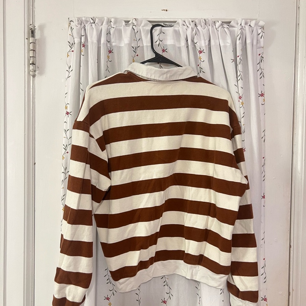 Brown Stripe Sweater